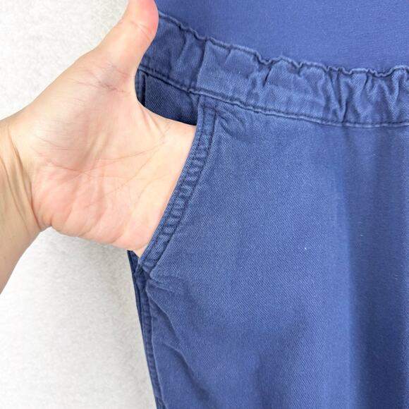 GAP Maternity Full Panel Ribbed Joggers In Navy Uniform Size S Lounge Athleisure - Picture 6 of 16